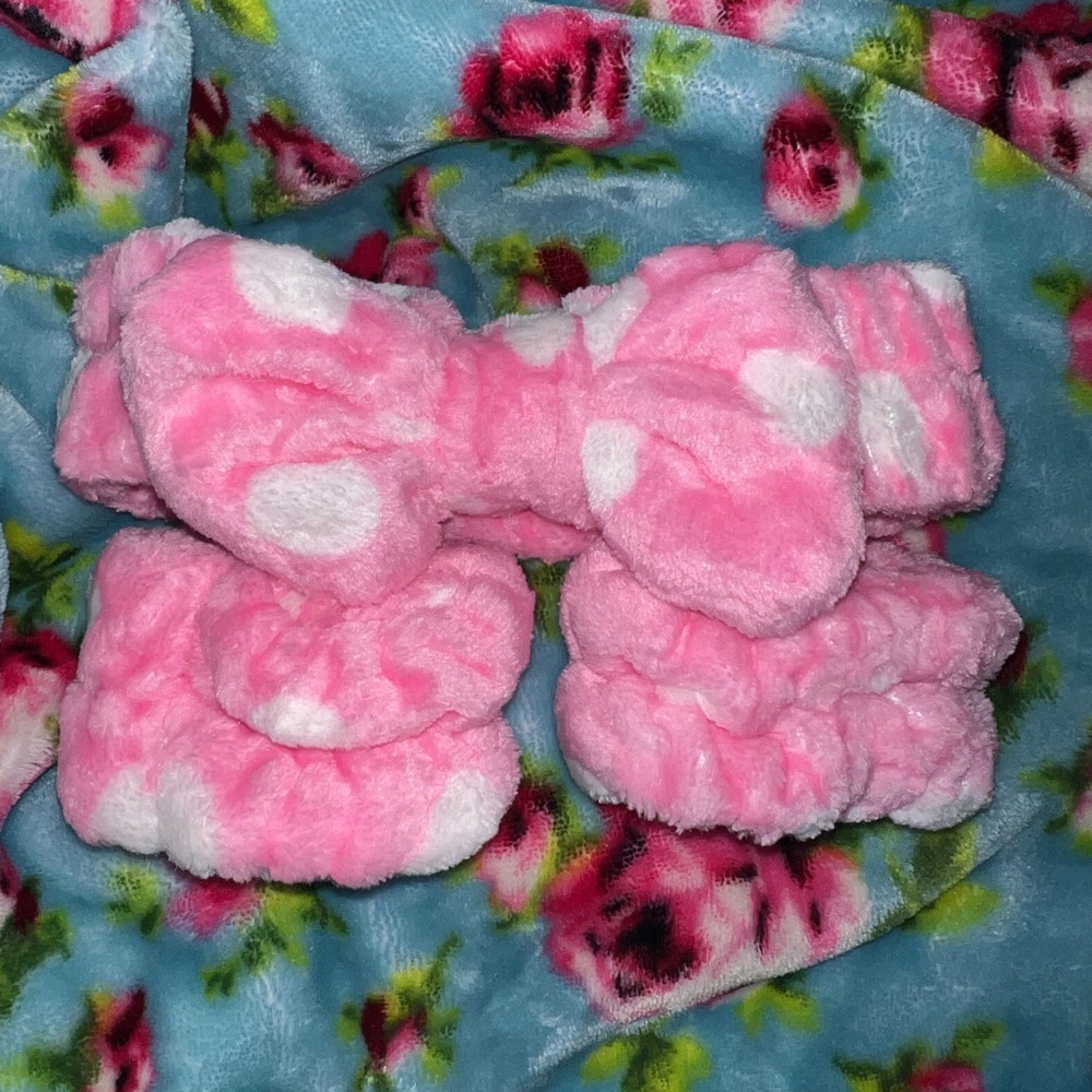 💐Face washing headband and wristbands set💐